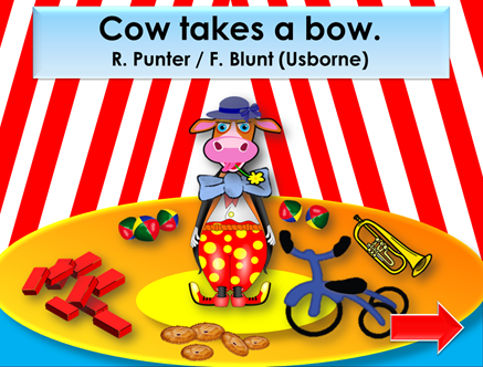 Cow takes a bow
