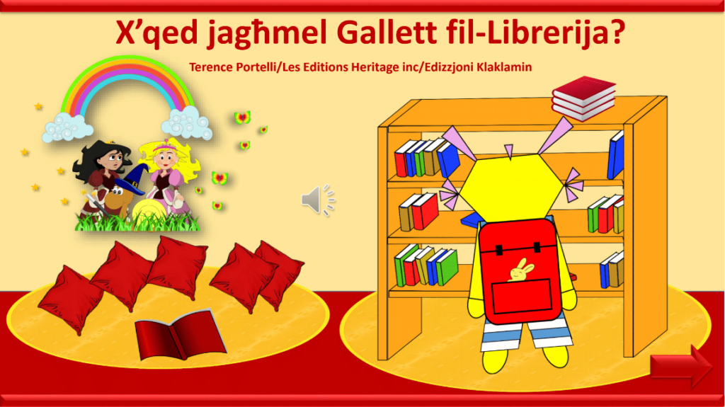Gallett fil-Librerija