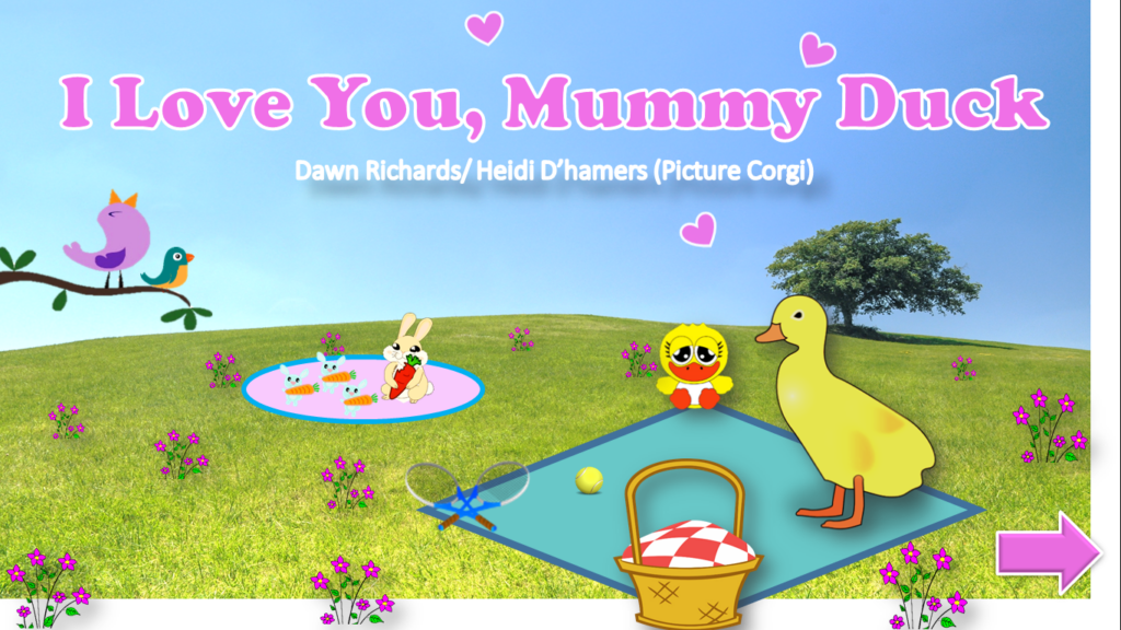 i love you mummy duck