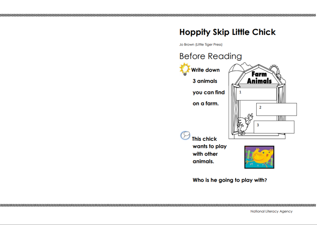 Hoppity Skip Little Chick
