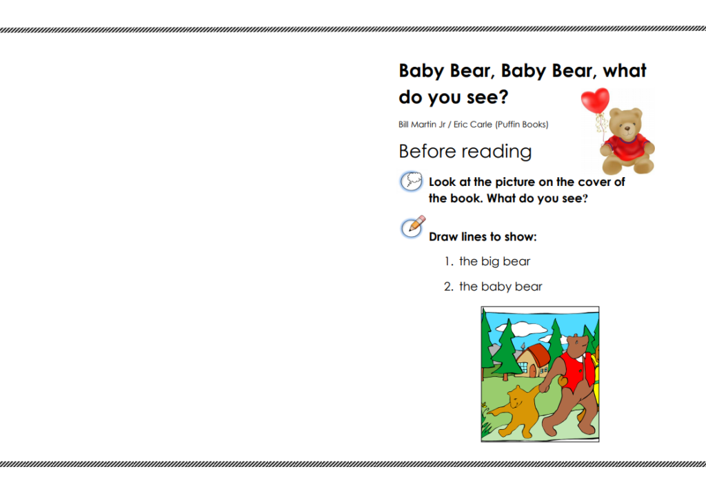 Baby Bear, Baby Bear, What Do You See?