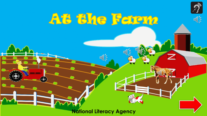 At the farm