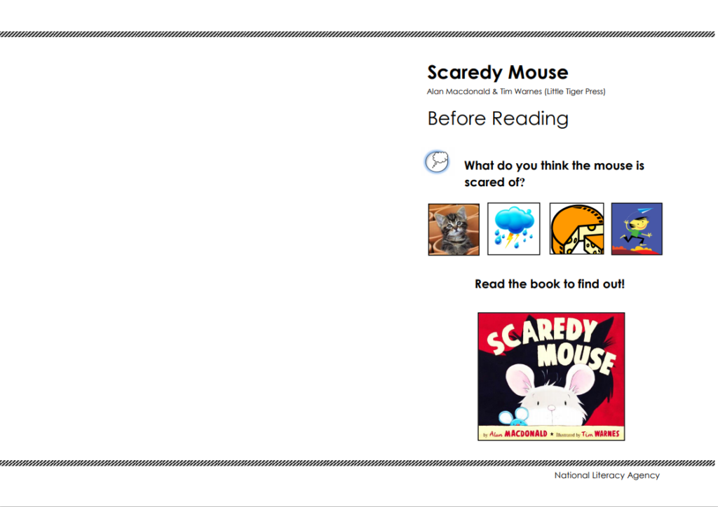 scaredy mouse