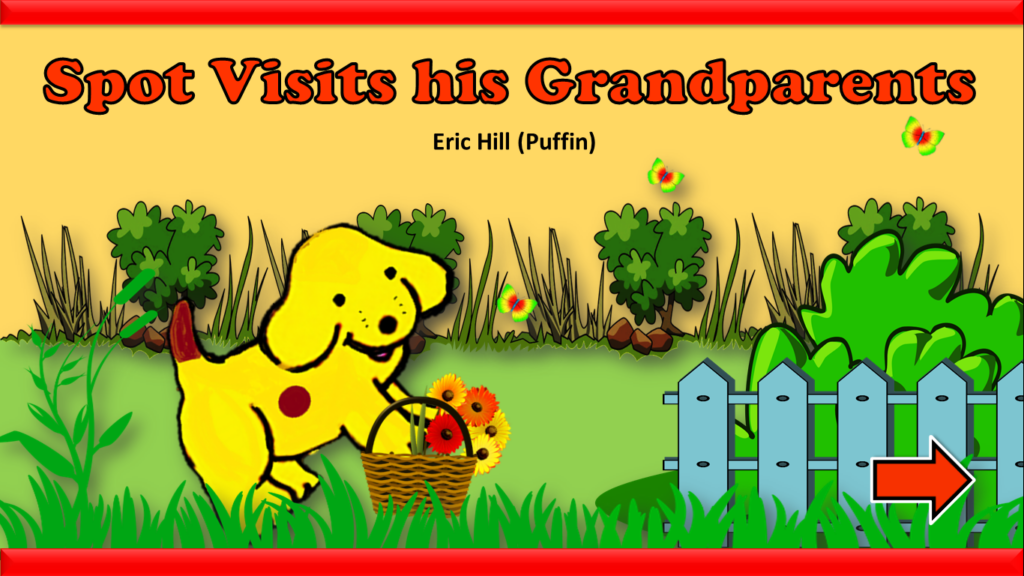 spot visits his grandparents