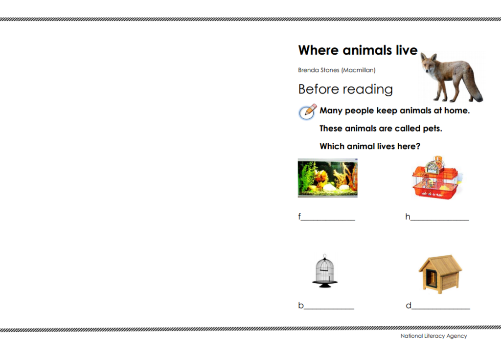 where animals live