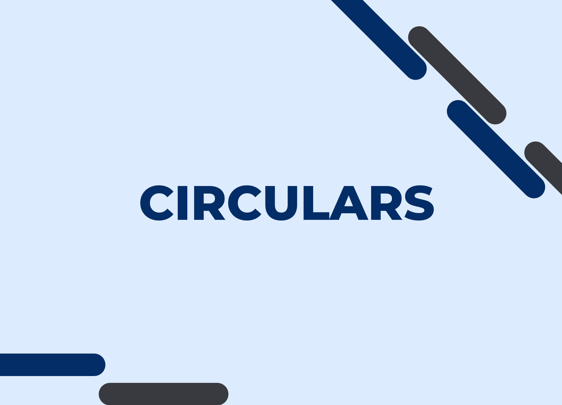 Circulars - Landing Page