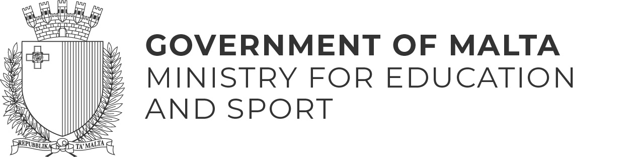 Ministry for Education and Sports ENGLISH LOGO